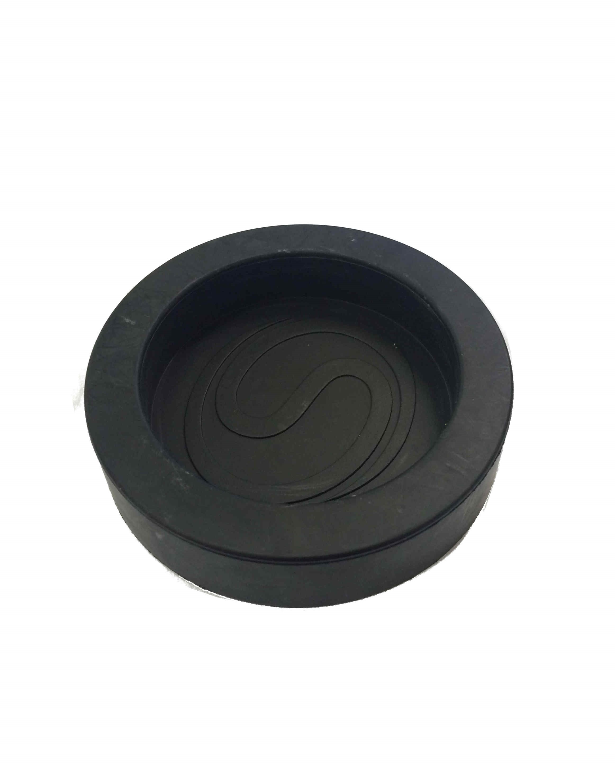 Rubber tamping seat