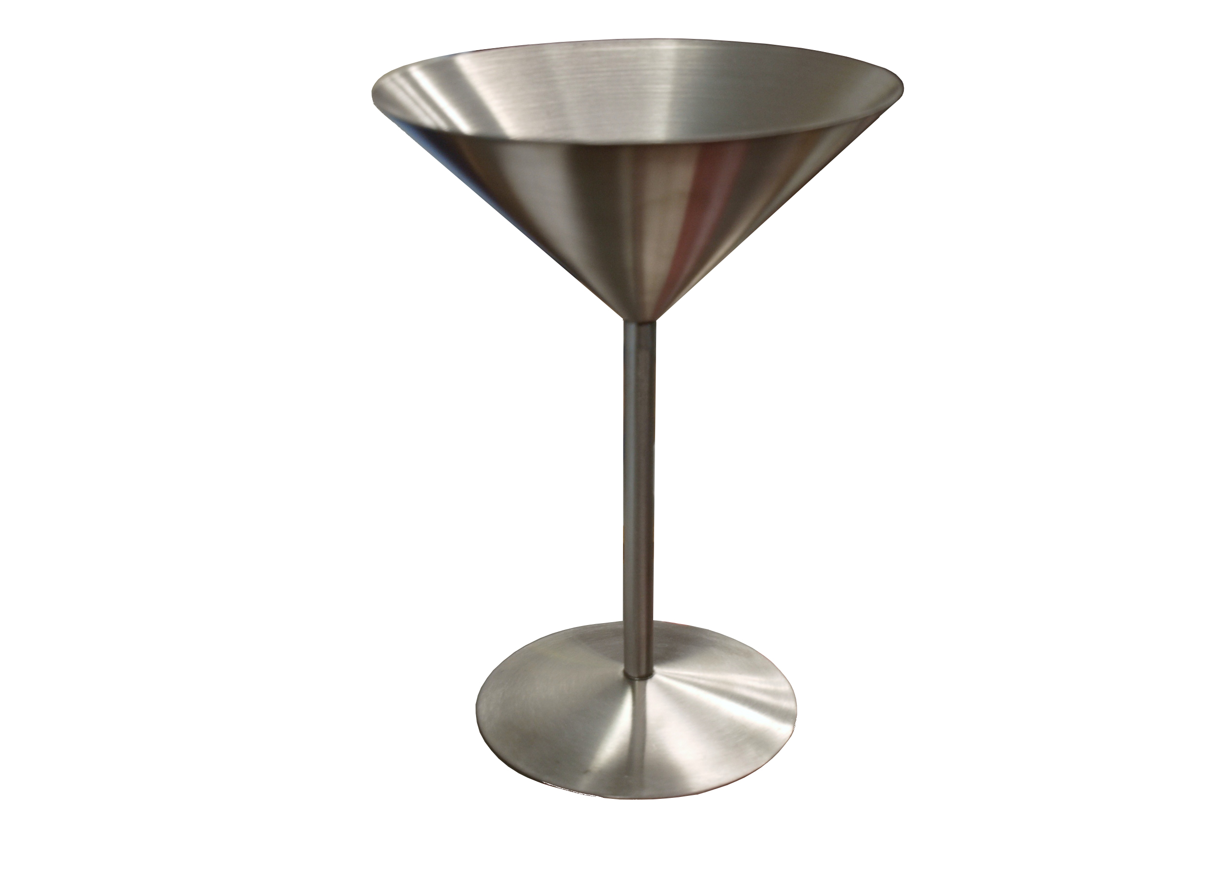 Stainless steel Martini glass