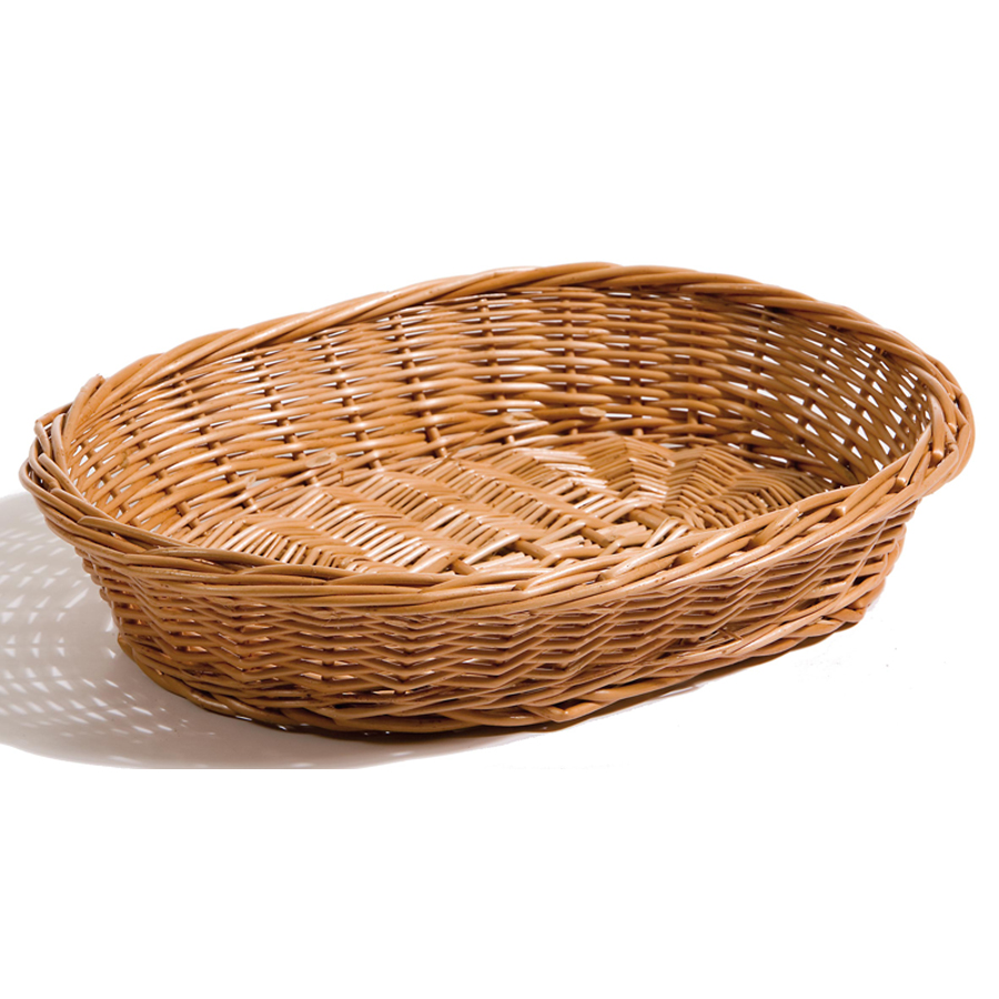 Wicker oval basket